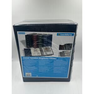 Set of 2 Lighthouse Grande Binder/ Album With Slipcase, Color: Blue, New